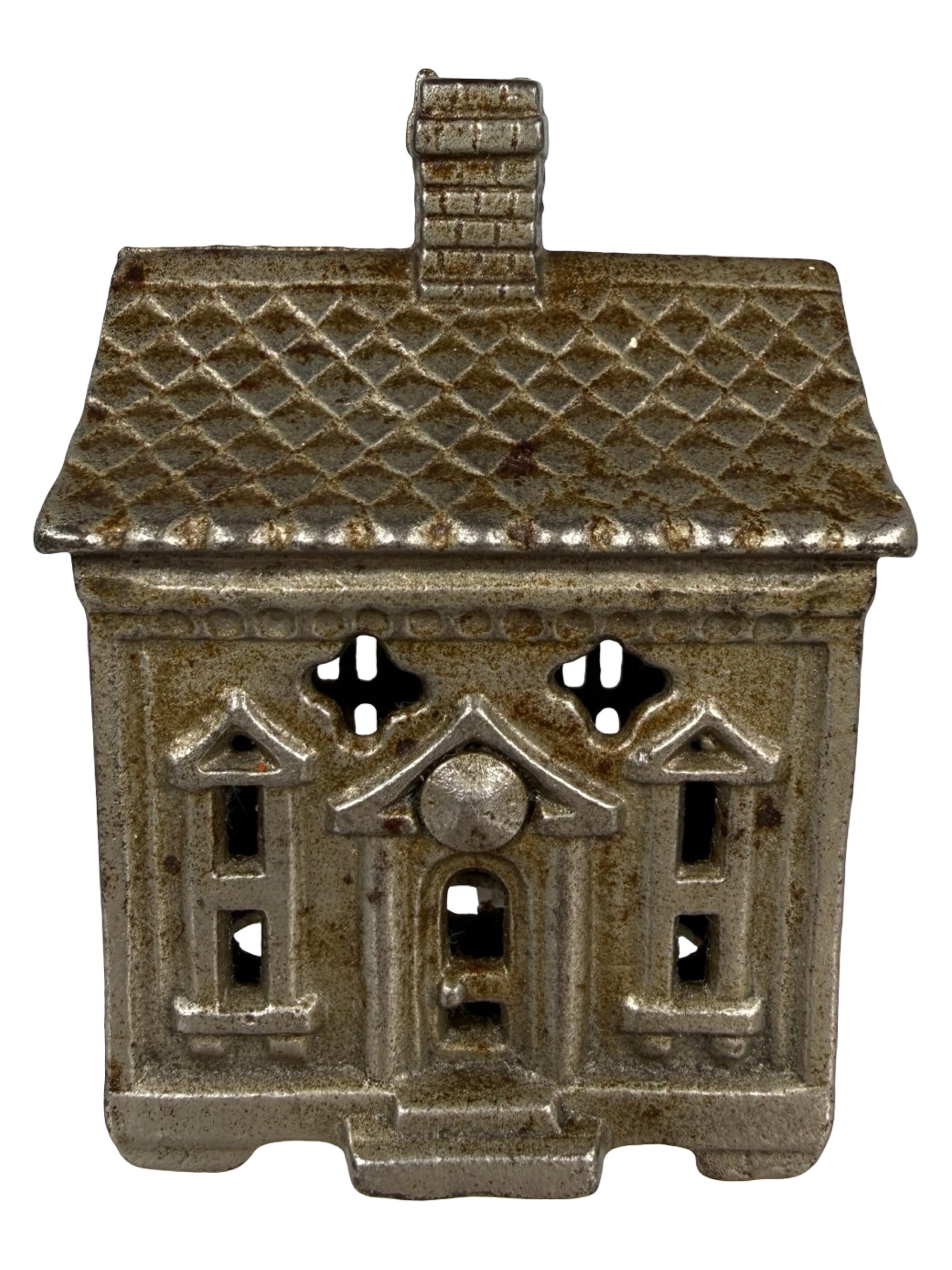 Nickel Plated Quatrefoil House - Defined Bricks Version (1 of 6)
