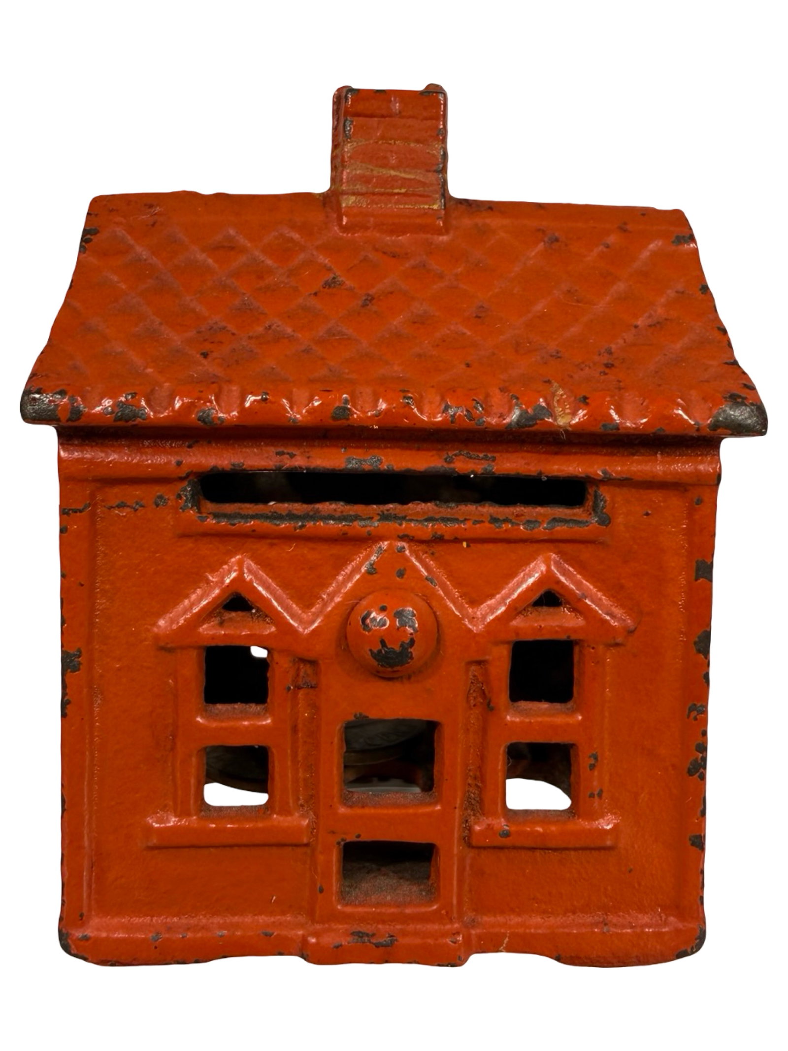 Red One Story House - Iron Bank (1 of 6)