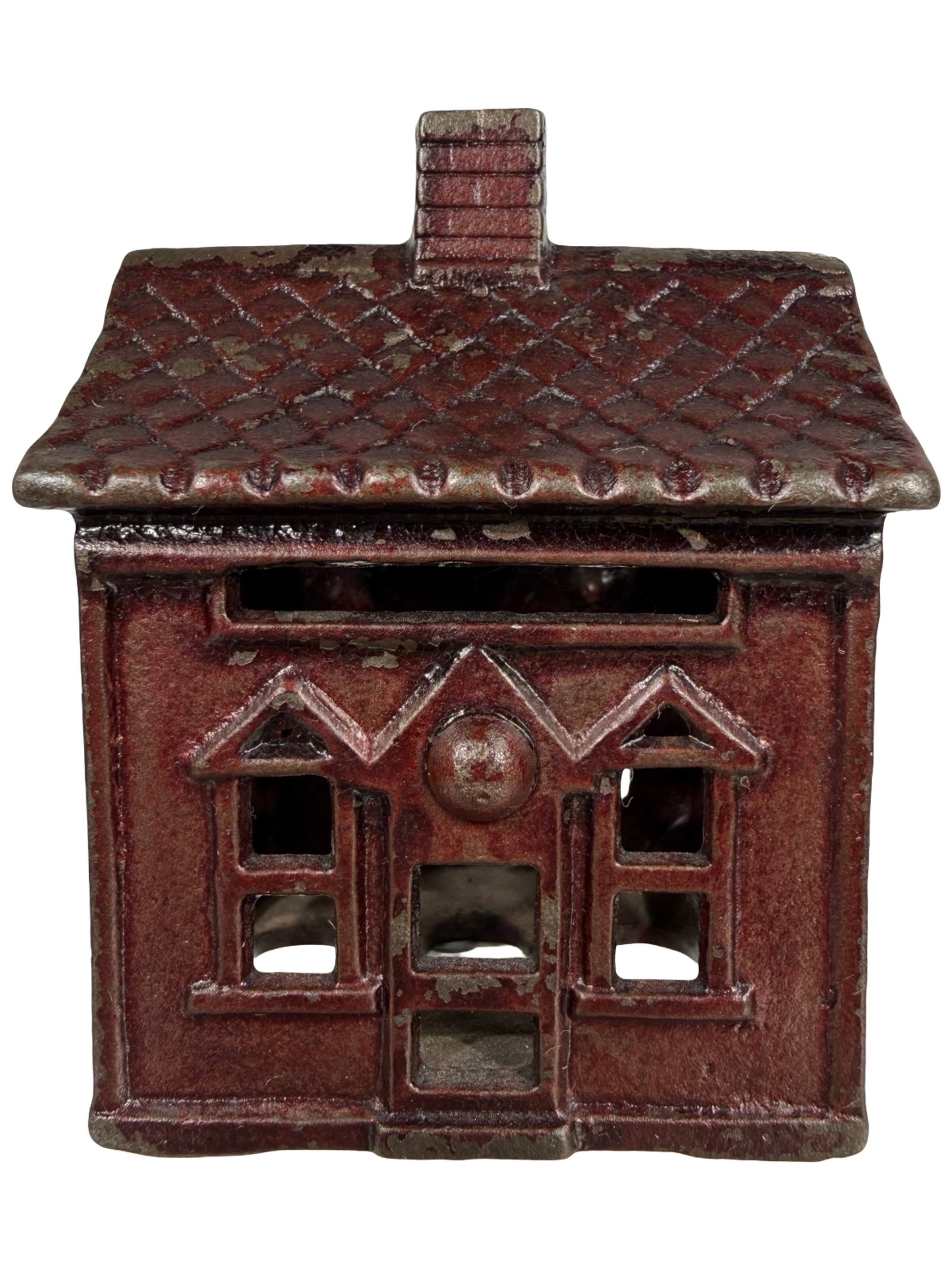 Beet Red One Story House - Iron Bank (1 of 6)