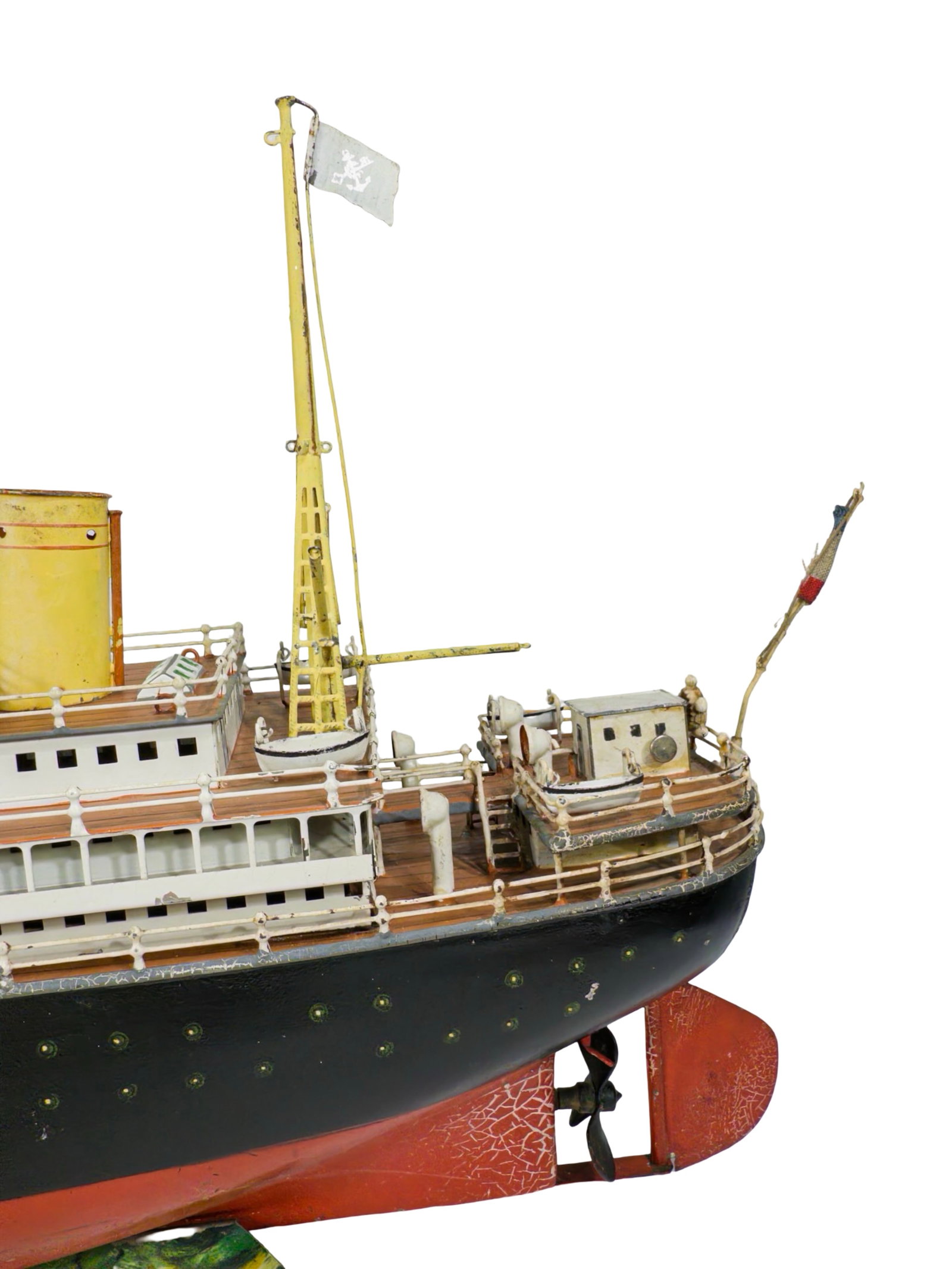 Three Funnel Clockwork Ocean Liner "ODER" - 12