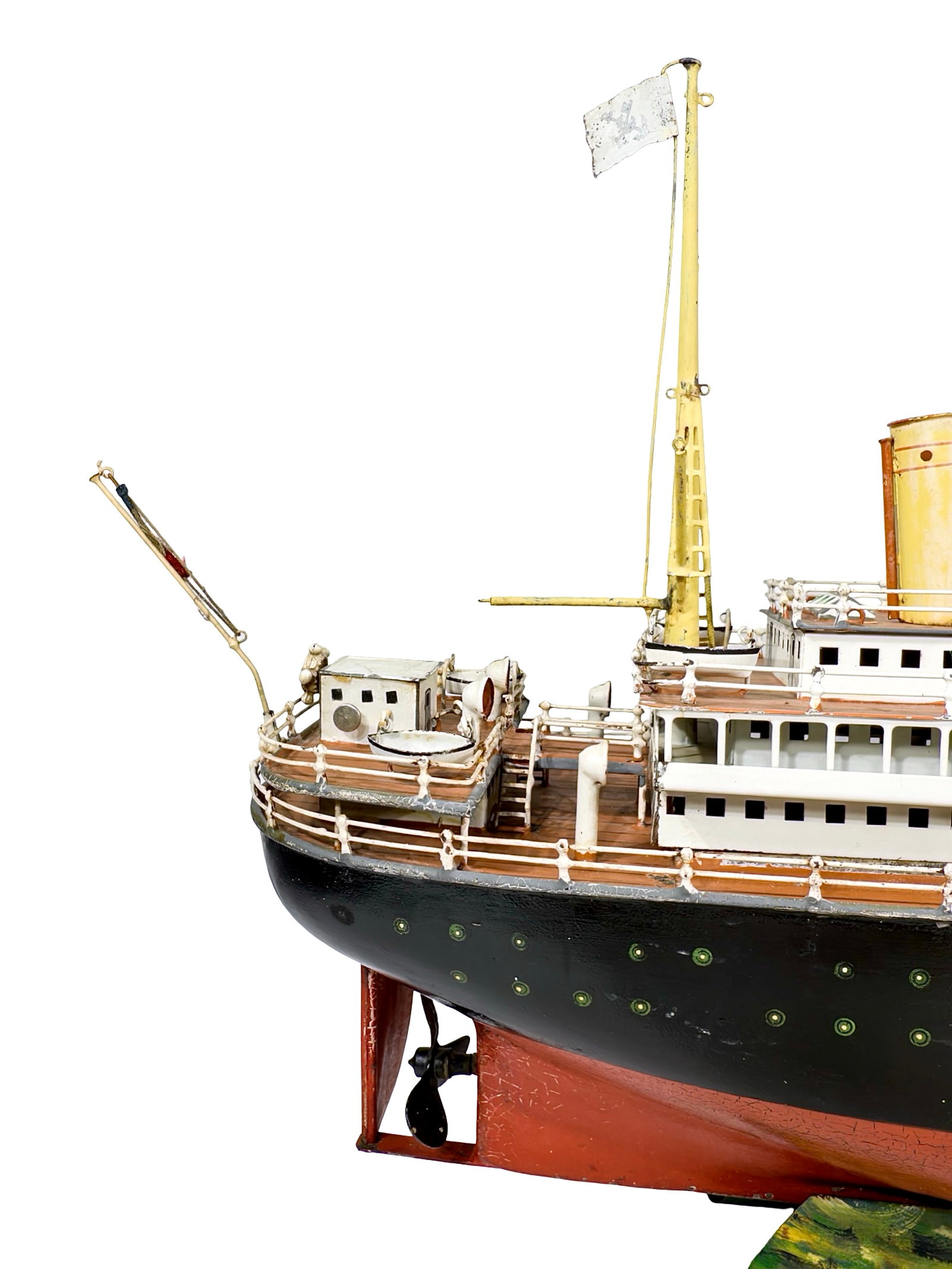 Three Funnel Clockwork Ocean Liner "ODER" - 2