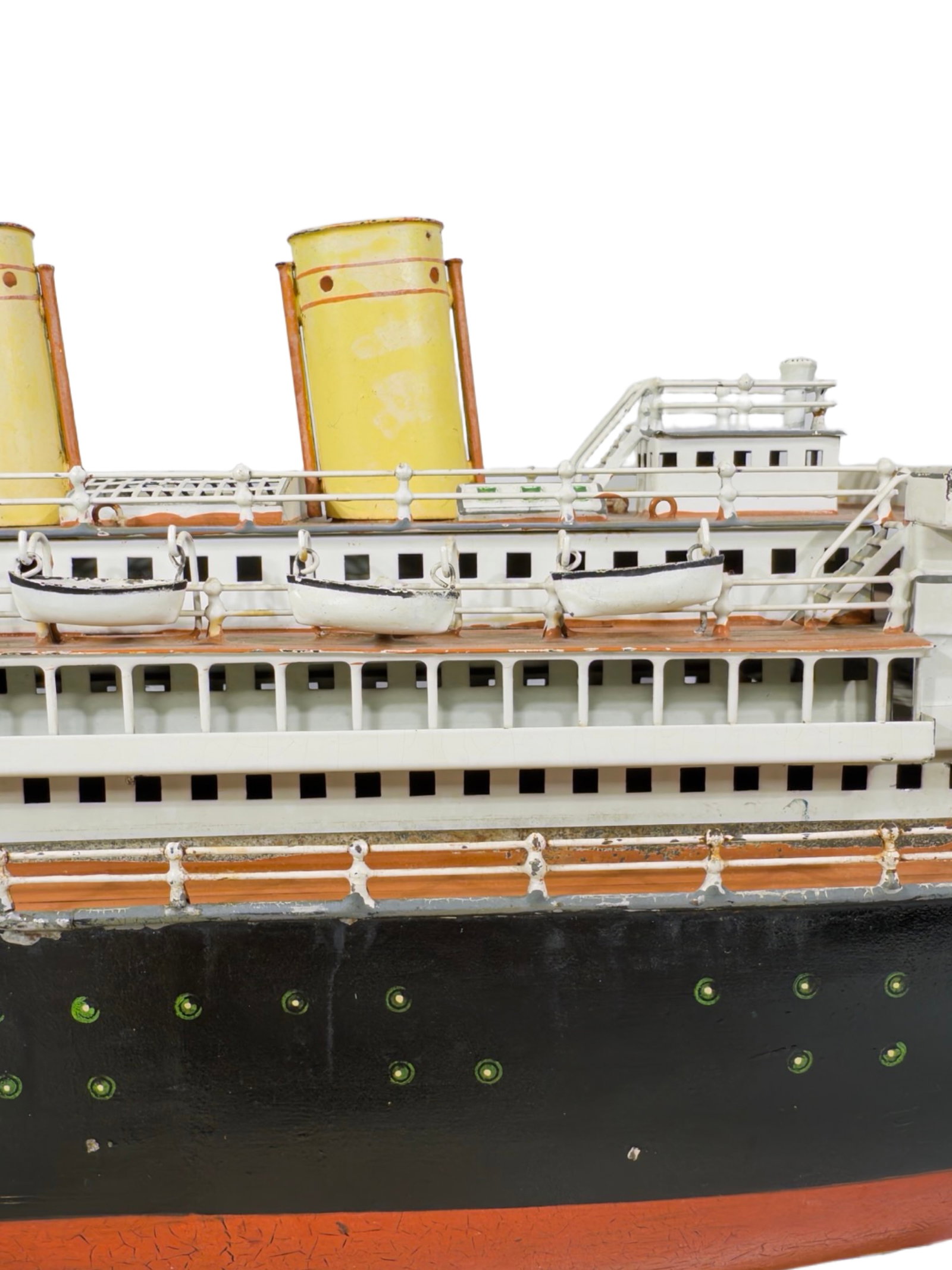 Three Funnel Clockwork Ocean Liner "ODER" - 4