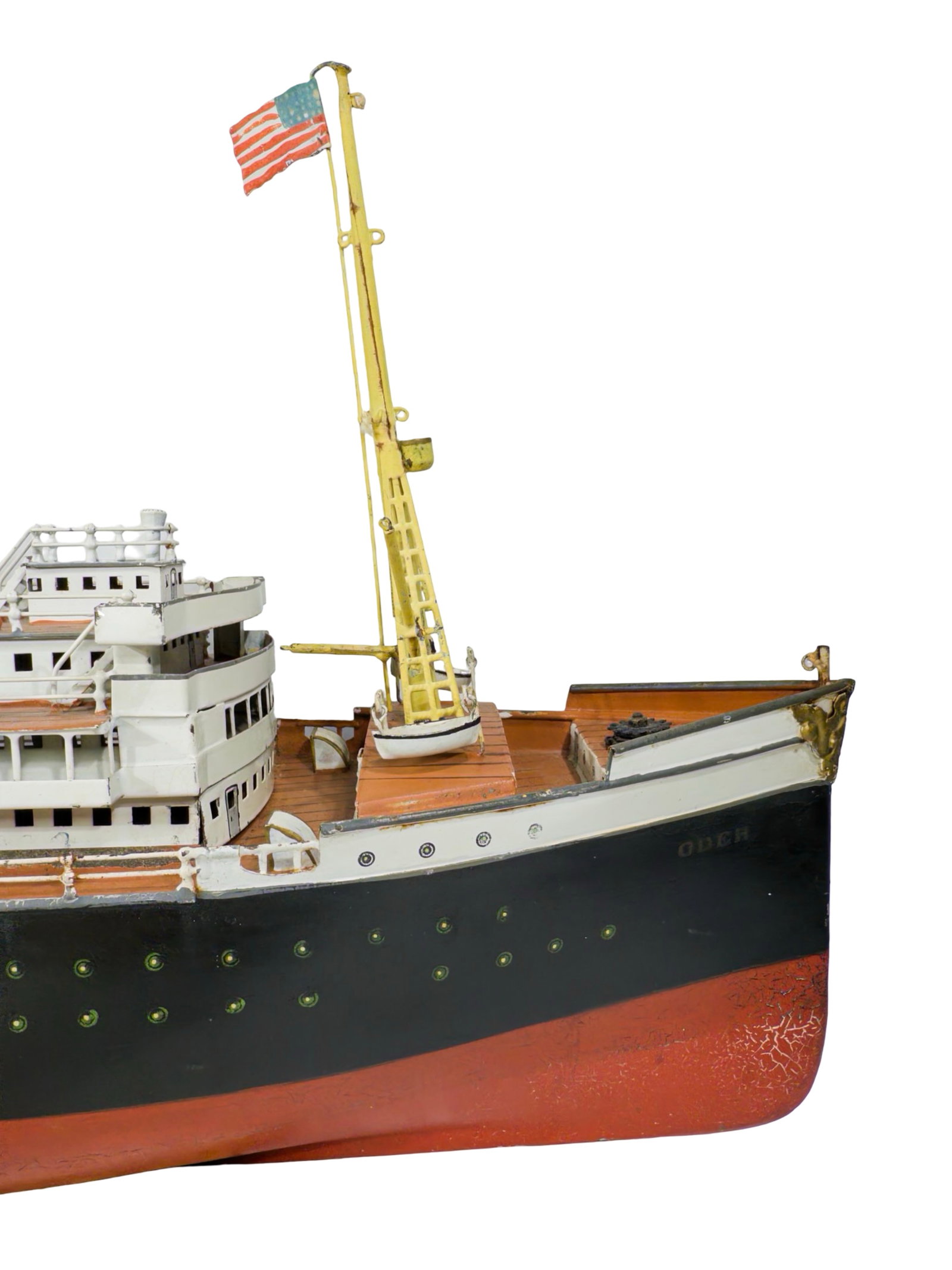 Three Funnel Clockwork Ocean Liner "ODER" - 5