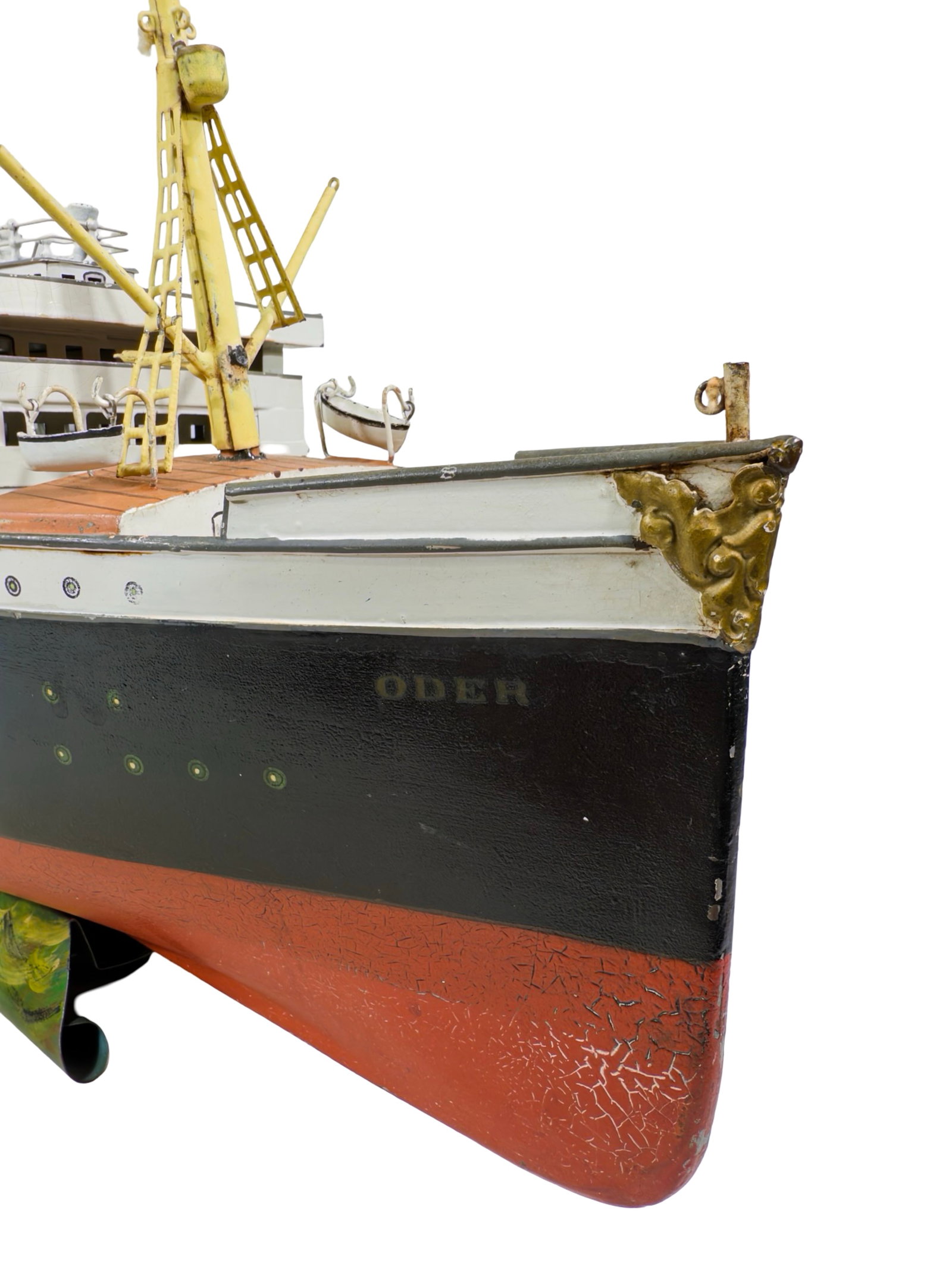 Three Funnel Clockwork Ocean Liner "ODER" - 6