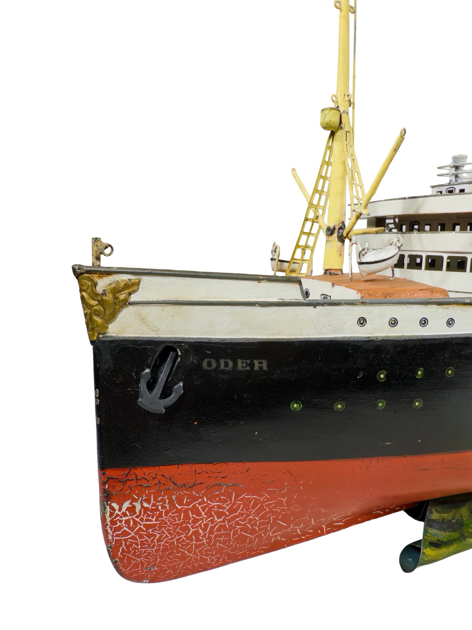 Three Funnel Clockwork Ocean Liner "ODER" - 7
