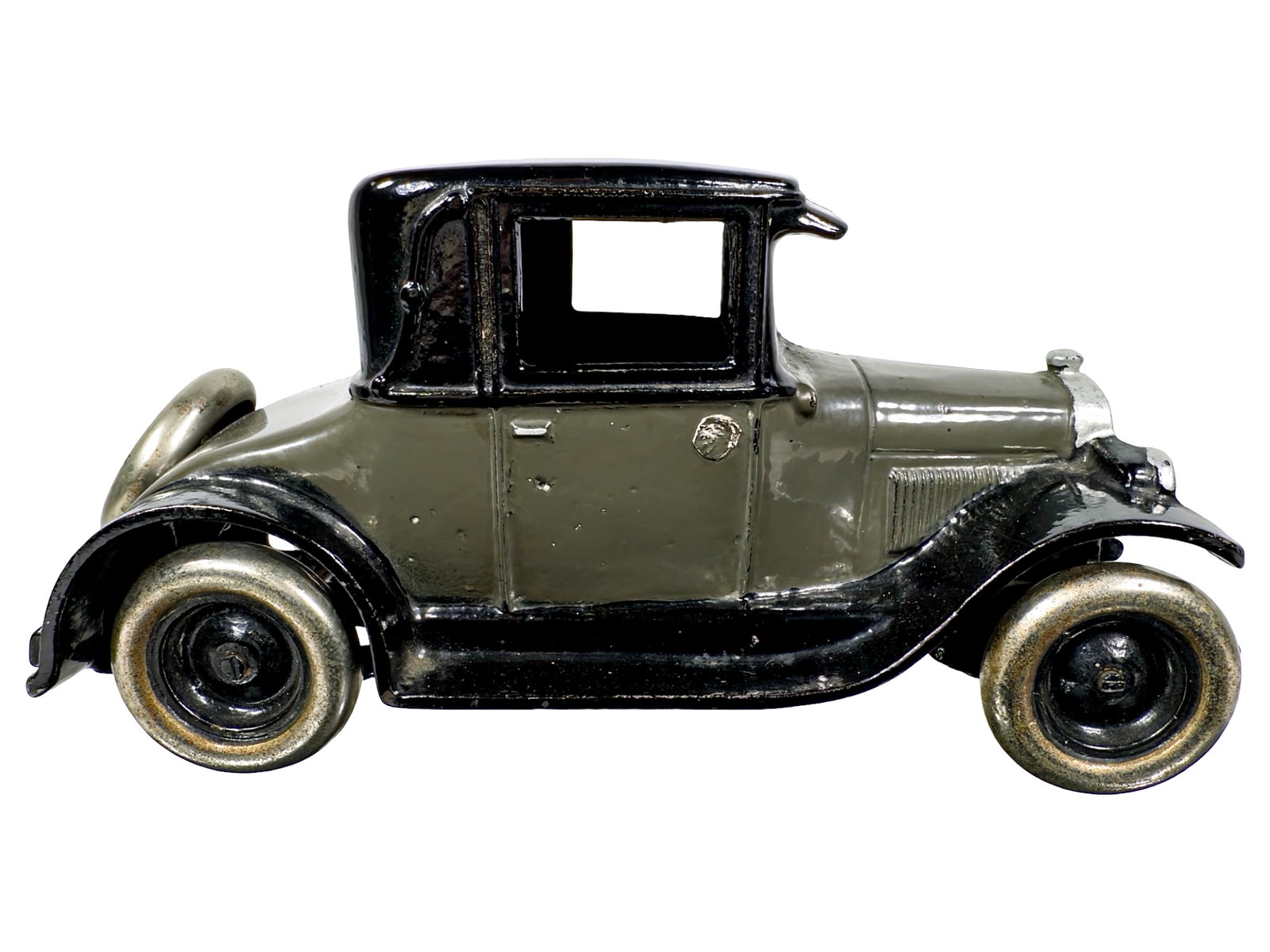 Chevrolet Coupe - Cast Iron Toy: Made by Arcade Mfg. Company. Freeport, IL - 1928 - 8" Long.