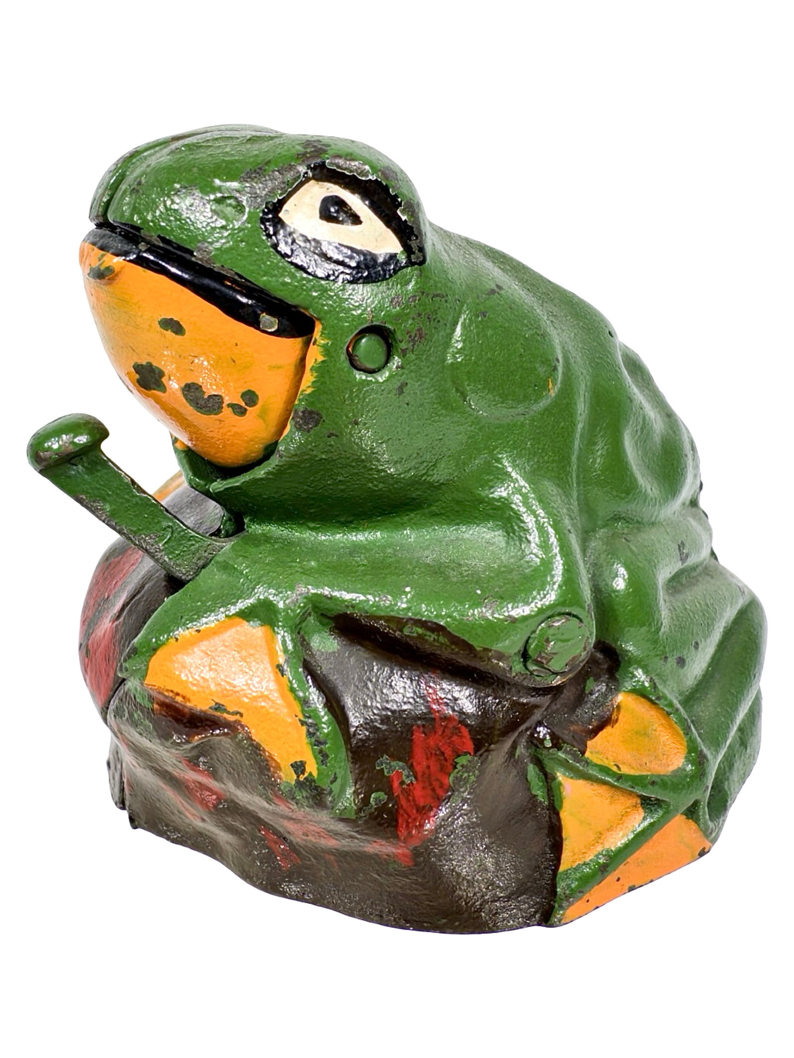 Frog on Rock Bank (1 of 5)