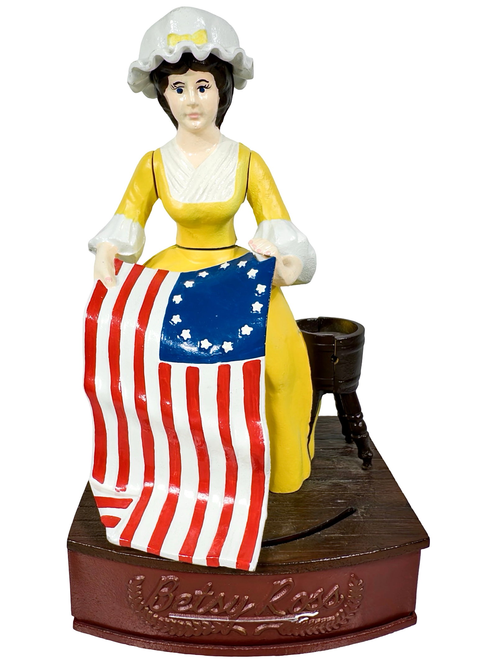 Betsy Ross Bank - Yellow Dress (1 of 5)