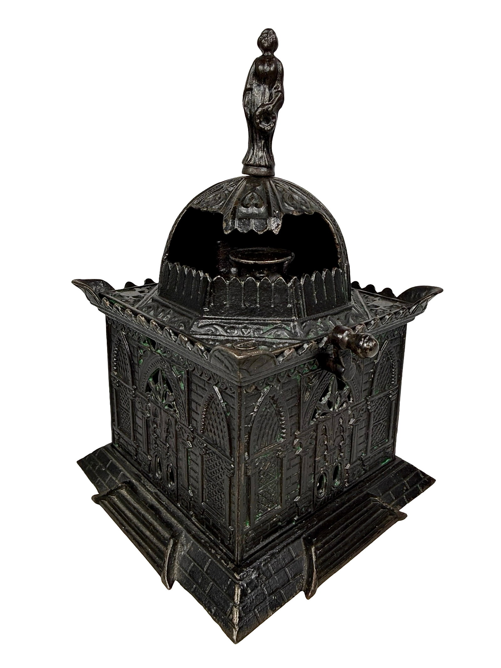 Mosque Bank - Scarce Ebony Paint with Green Wash (1 of 7)
