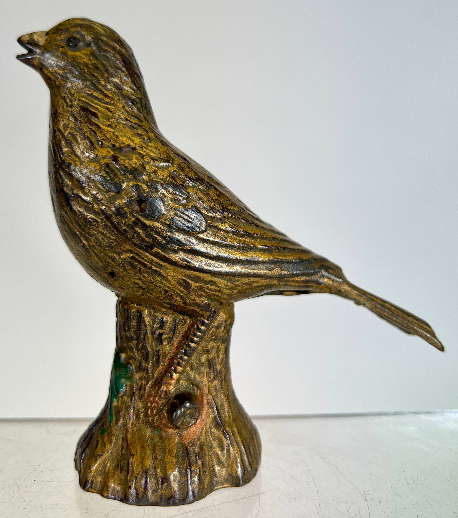 Songbird on Stump (1 of 2)