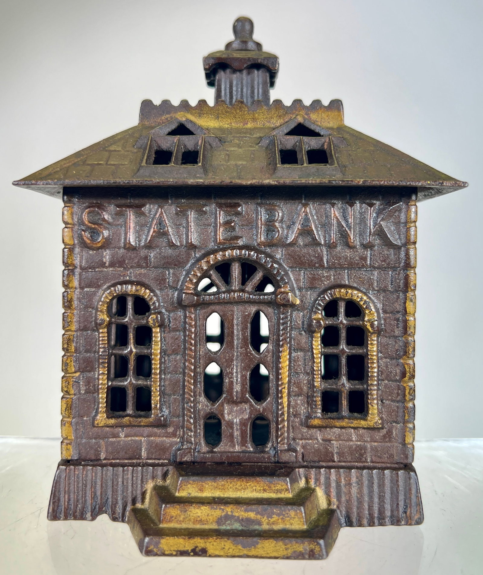 State Bank- Solid Door: Kenton Hardware - Kenton, OH. 1899 - 5 7/8"T - Tom Kellogg Collection