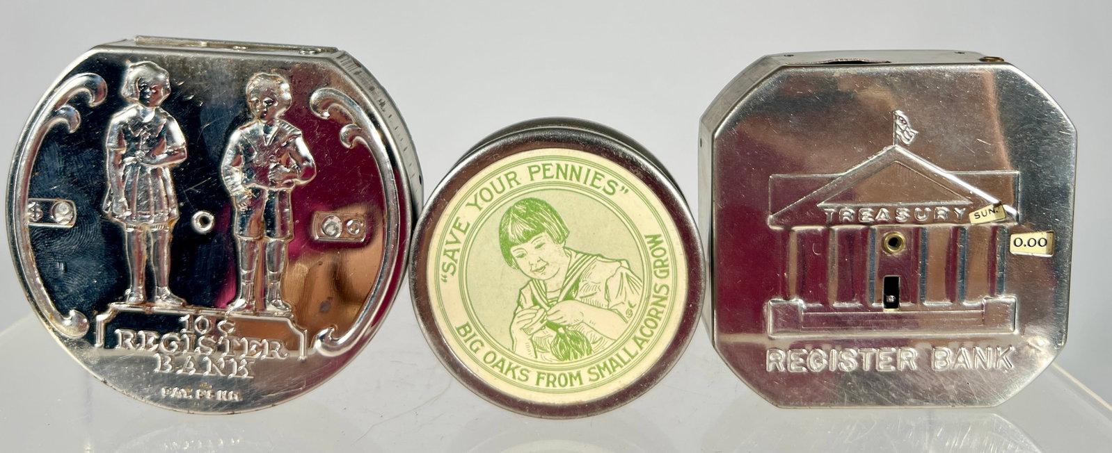 Two Dime Register Banks/One Penny Saver (1 of 2)