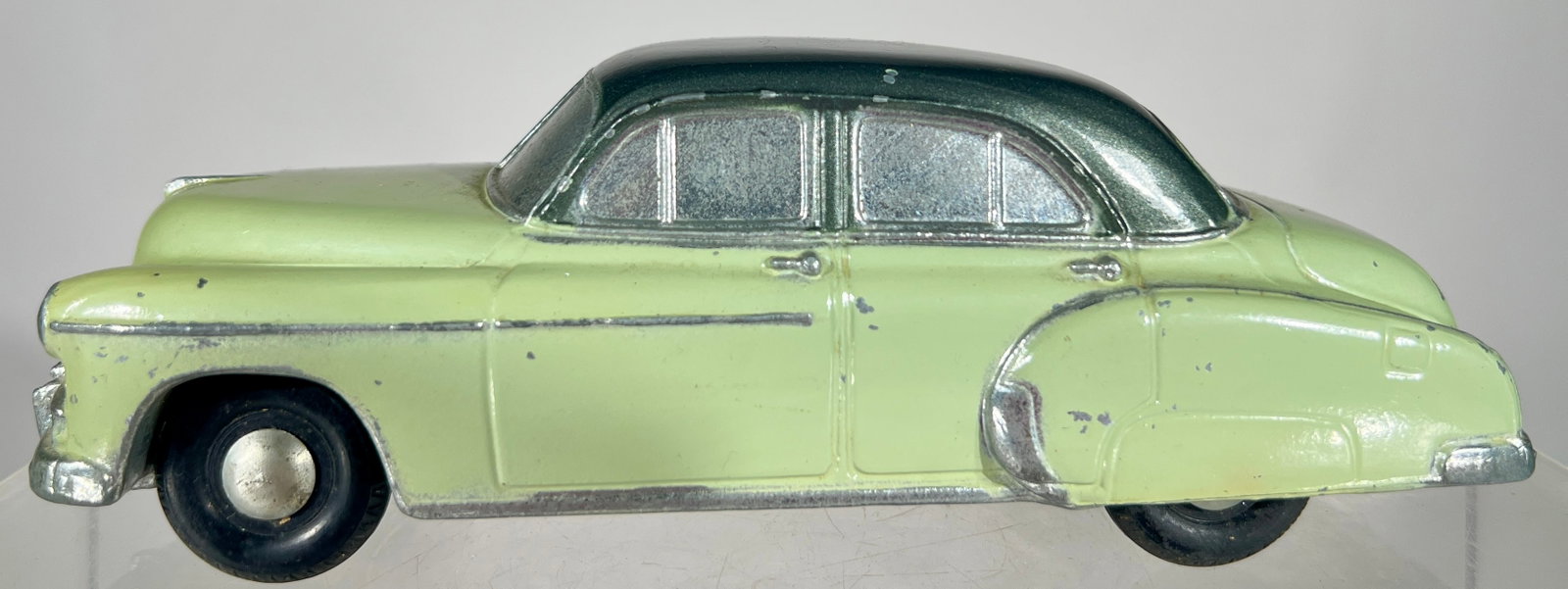 Two Tone Green Chevrolet Bank - Aluminum (1 of 2)