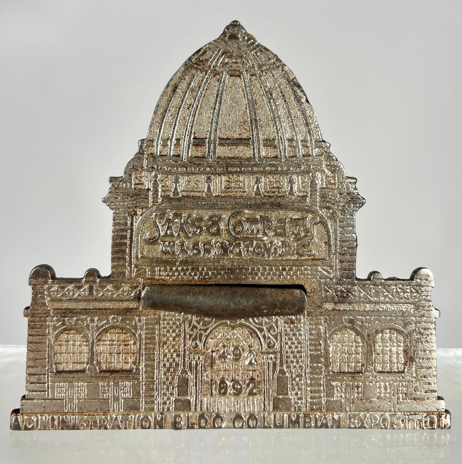 Columbian Magic Savings Bank - Advertises for Saks and Company of Washington D.C. (1 of 2)