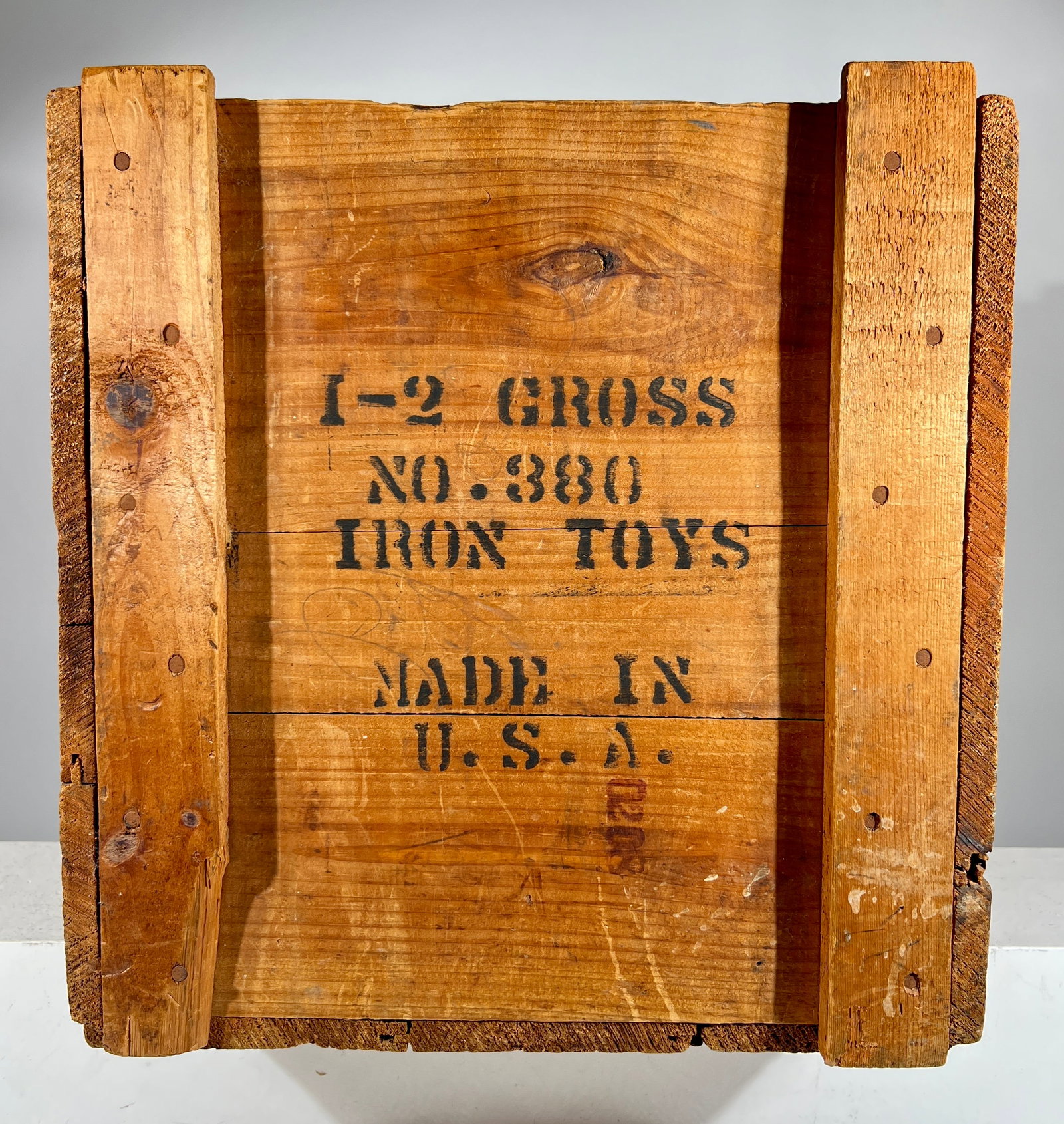 Wooden Box for 1-2 Gross of Iron Toys (1 of 3)