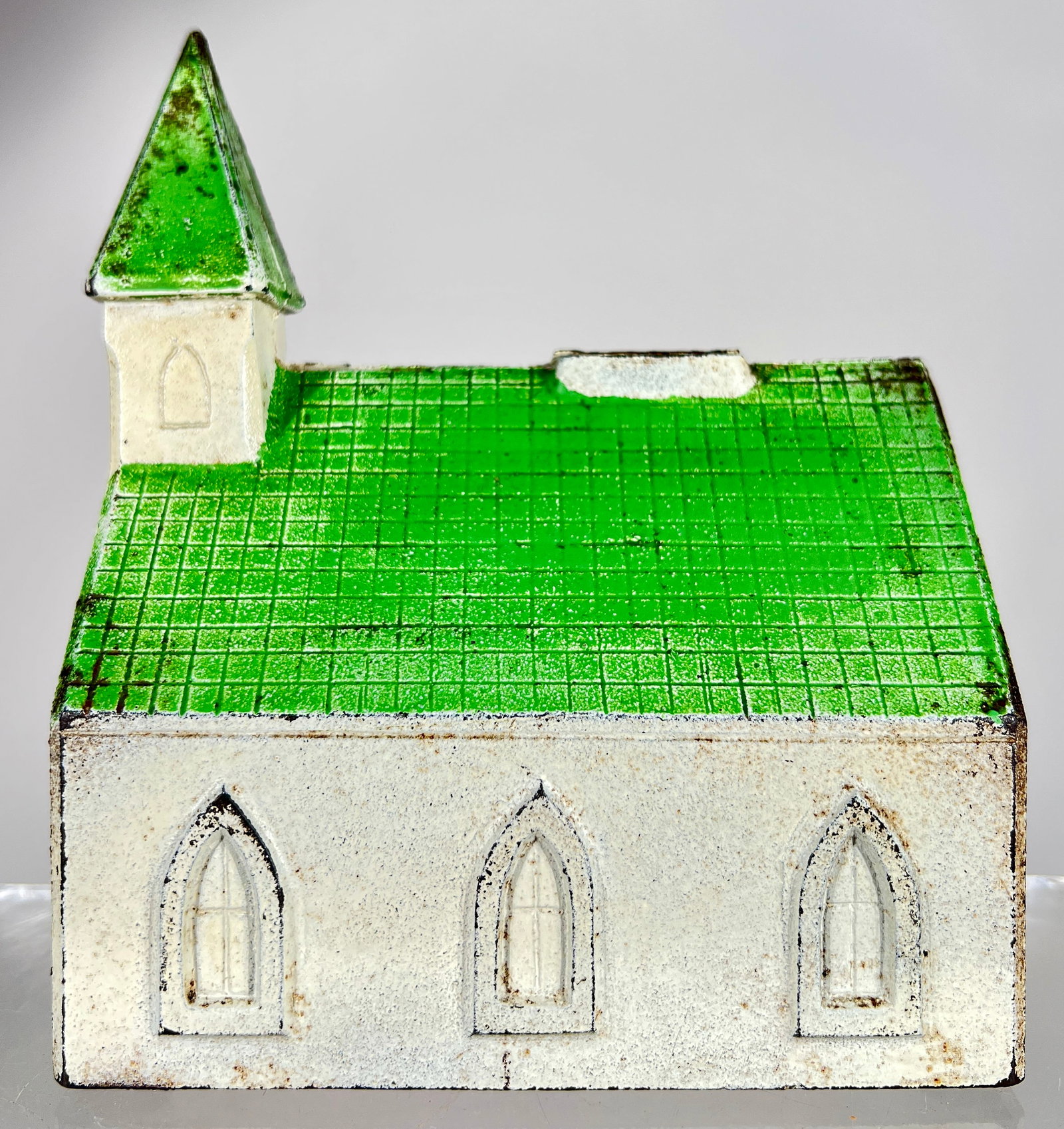 New England Church - Rare Small Size All Cast Iron (1 of 3)
