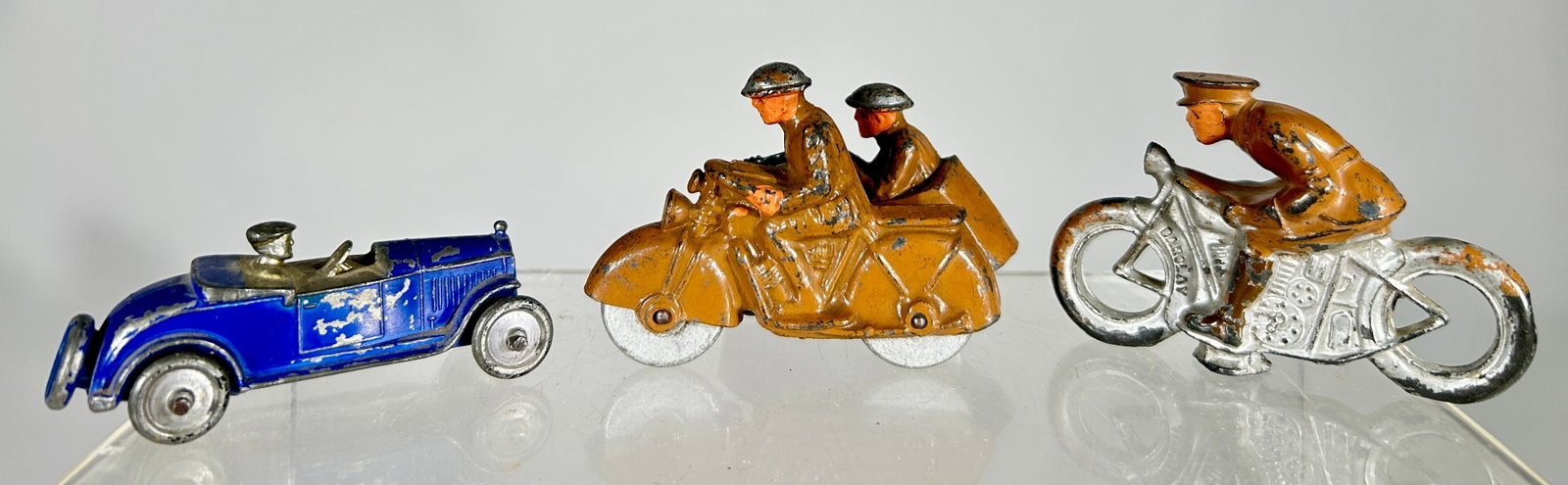 Three Dimestore Items: 2 Americans / 1 French - 1930's Varying Small Sizes