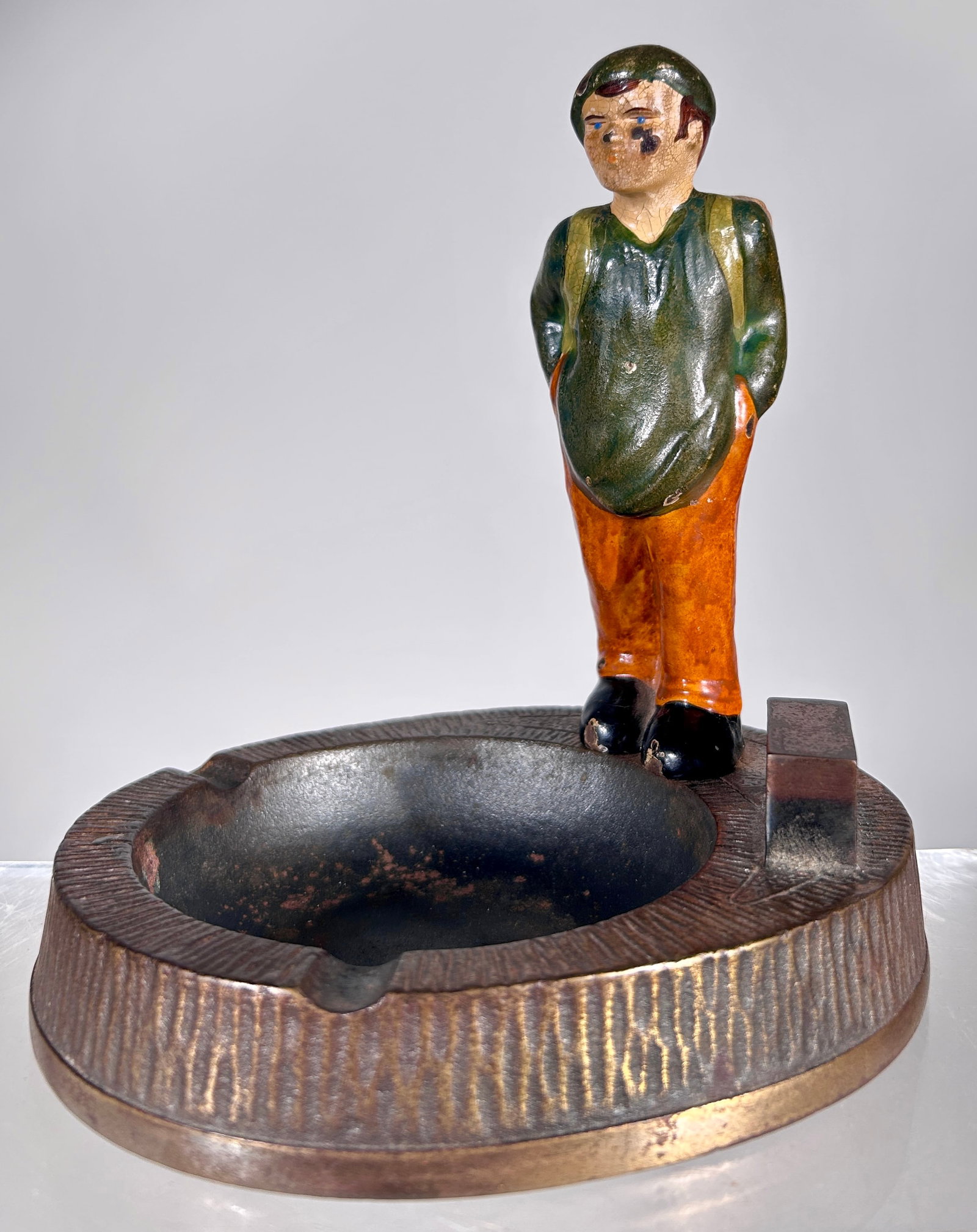 Hubley Match Safe and Ash Tray (1 of 2)