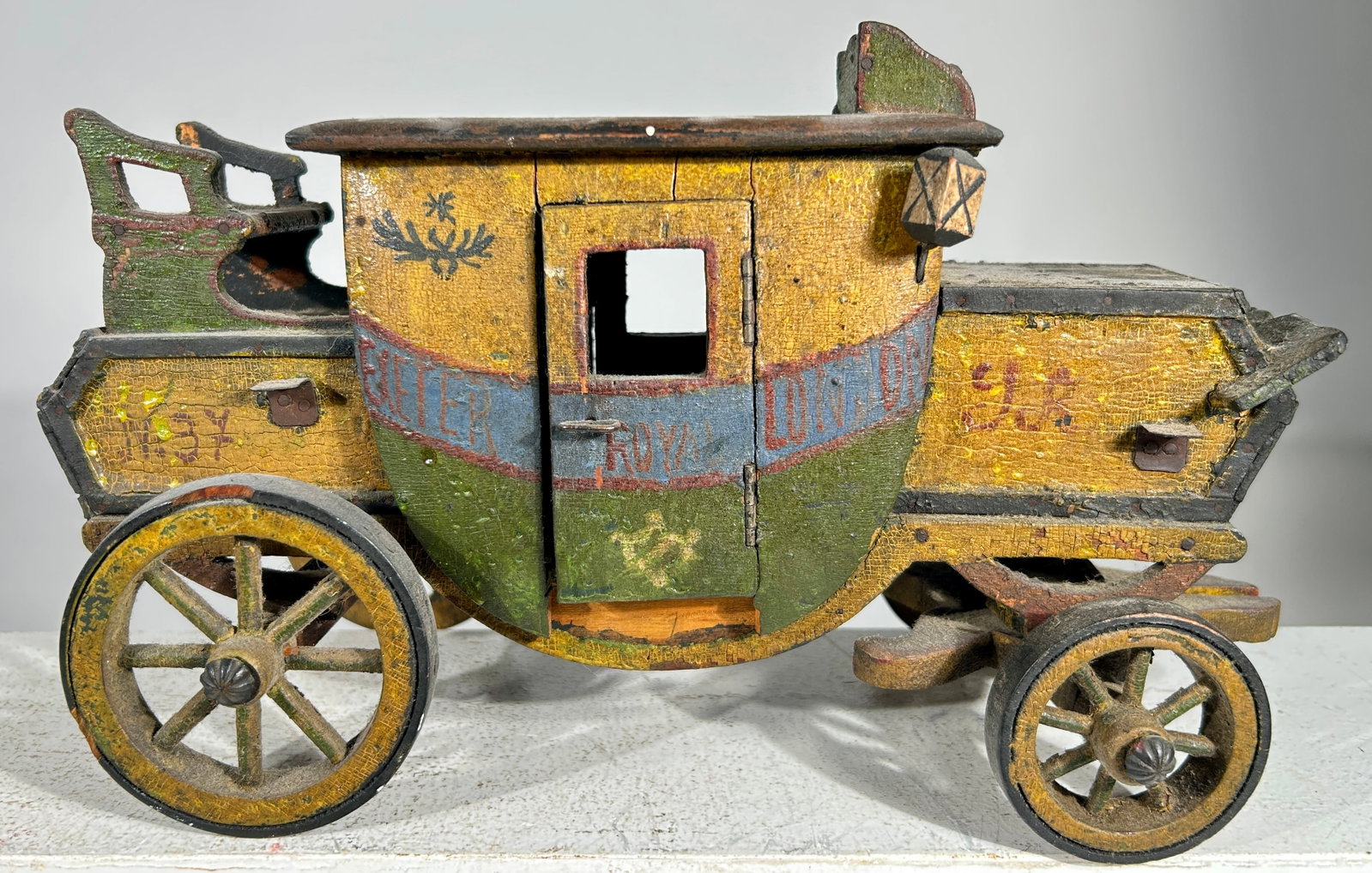 Royal Mail Coach Exeter to London - Made of Wood (1 of 3)