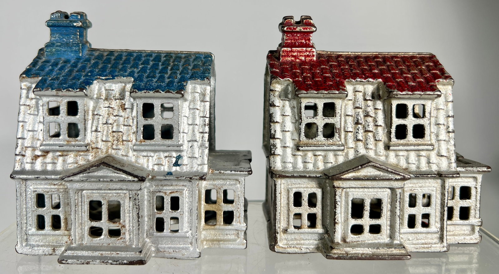 Two Colonial House Banks - Large Version (1 of 2)