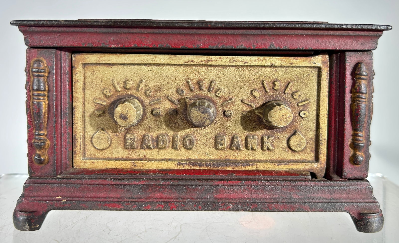 Radio - Three Dials Cast Iron Still Banks Large Version (1 of 2)