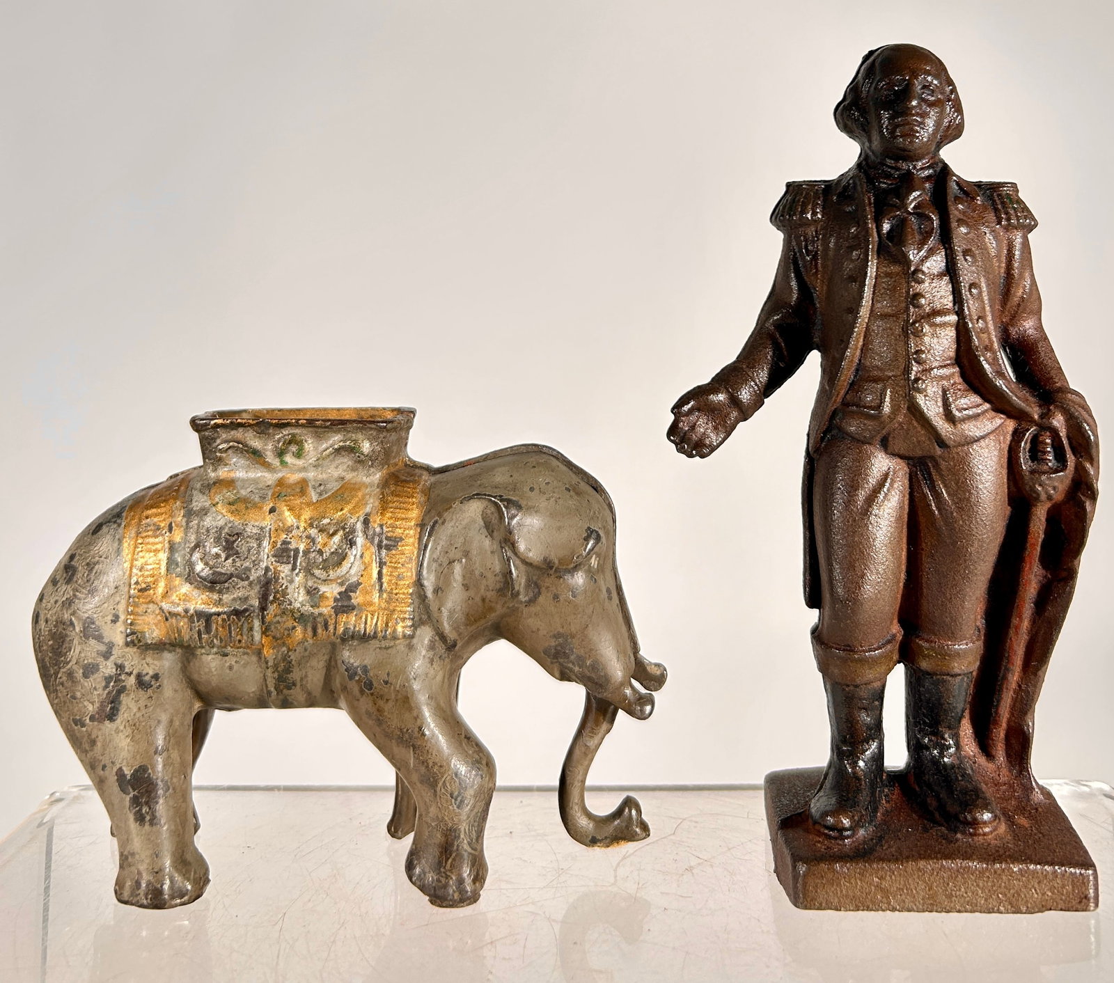 Elephant and George Washington Still Banks (1 of 2)