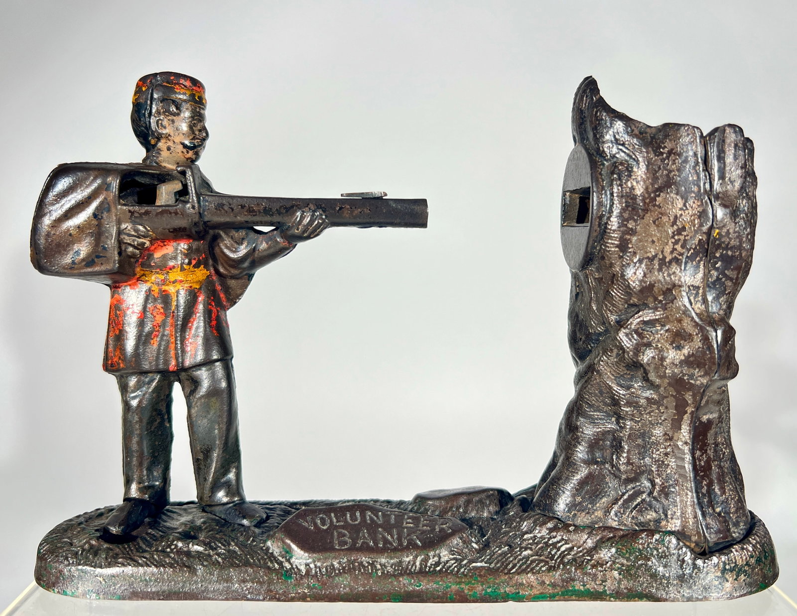 Volunteer Cast Iron Mechanical Bank (1 of 3)