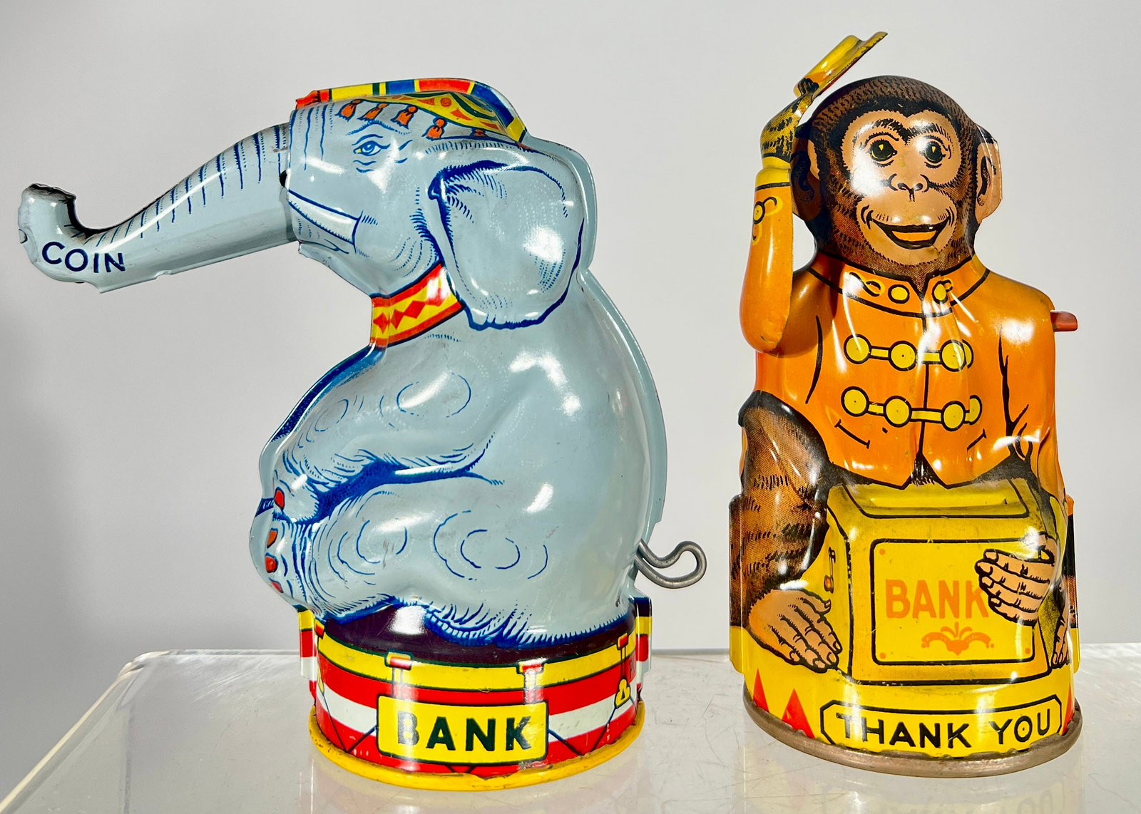 Two Tin Mechanical Banks (1 of 3)
