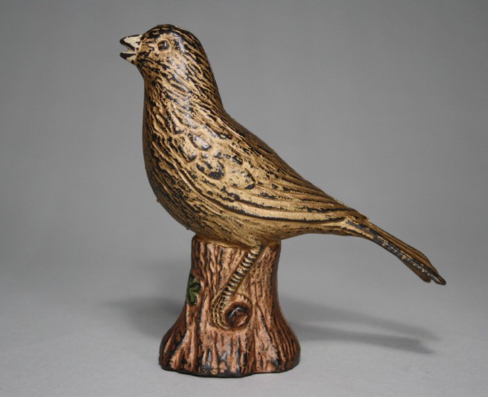 Songbird on Stump: A. C. Williams Ravenna, Ohio Ð Circa 1915 Material: Cast Iron