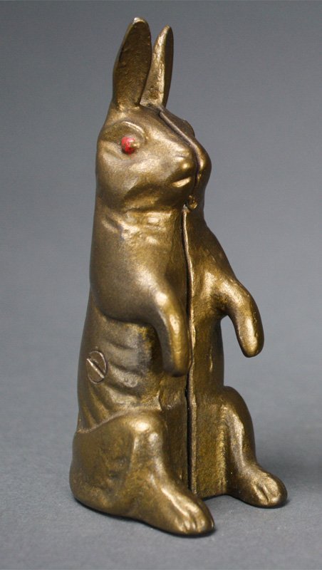 Begging Rabbit Still Bank: A. C. Williams Ohio - Circa 1915 Material: Cast Iron