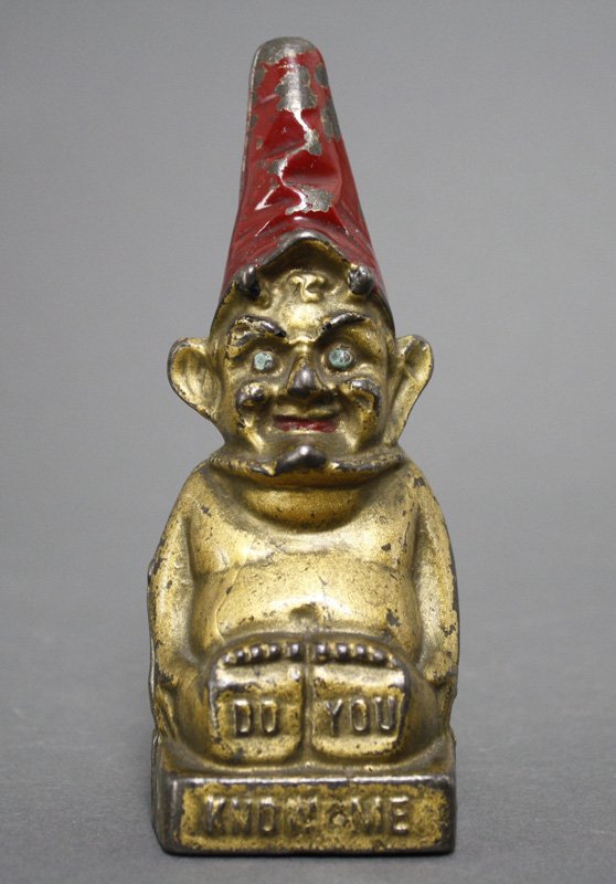 Rumplestiltskin Still Bank: Other Mfg. Ohio Circa 1910 This is a scarce bank based upon the fable. Material: Cast Iron