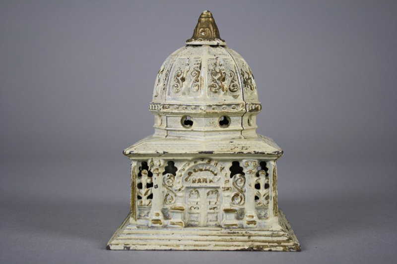 Columbian Administration - Second Smallest: Kenton Hardware Kenton Ohio - Circa 1895 This is a scarce multicolor example that is in truly superior condition and is quite possibly the finest one known. It retains its original trap. Material: Cas