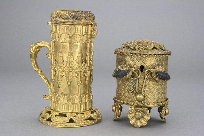 Gothic Stein and Fancy Cylinder with Scarce Gilt Finish (1 of 1)