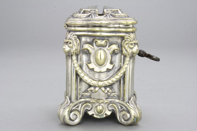 Ornate Sterling Silver Casket (1 of 1)