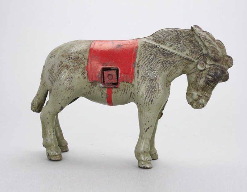 Donkey with Blanket: Kenton Hardware Company Kenton, Ohio - Circa 1936 Material: Cast Iron
