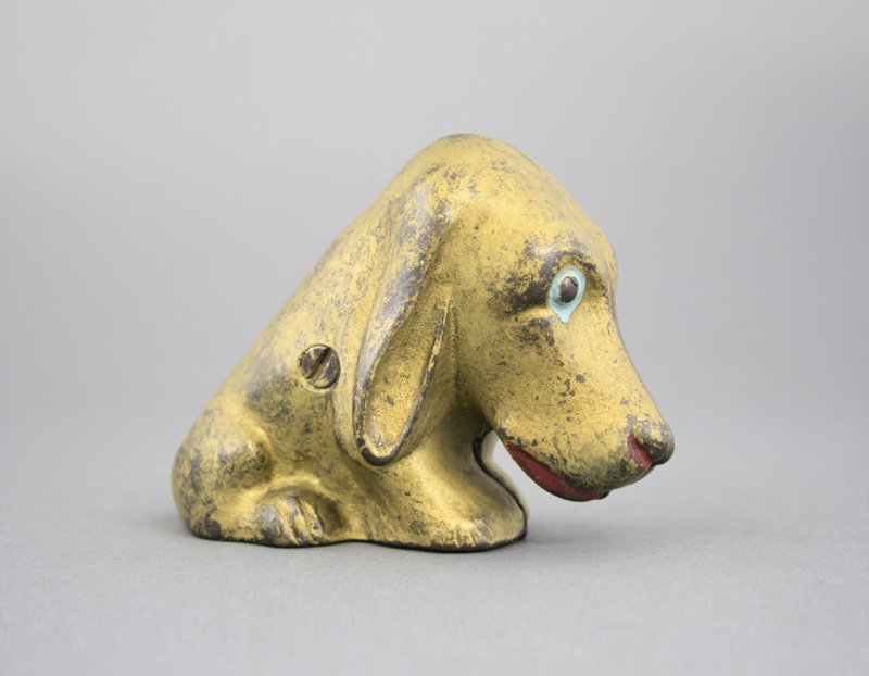 Bassett Hound: Ober Mfg. Co. Ohio - Circa 1905 This is a superior example of the scarce bank. Material: Cast Iron Provenance: Tim Steckbeck Collection