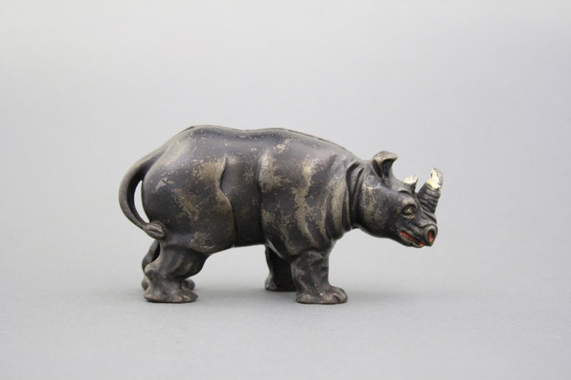 Rhinoceros: Arcade Mfg. Co. Freeport, Illinois - Circa 1920 Material: Cast Iron
