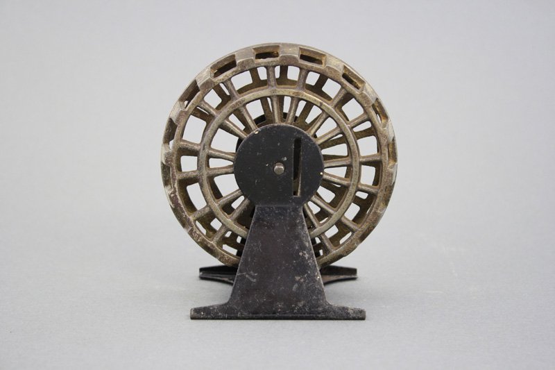 Water Wheel: American - Circa 1900 - 4.5” H Material: Cast Iron and Sheet Steel Provenance: Ralph Dye Collection