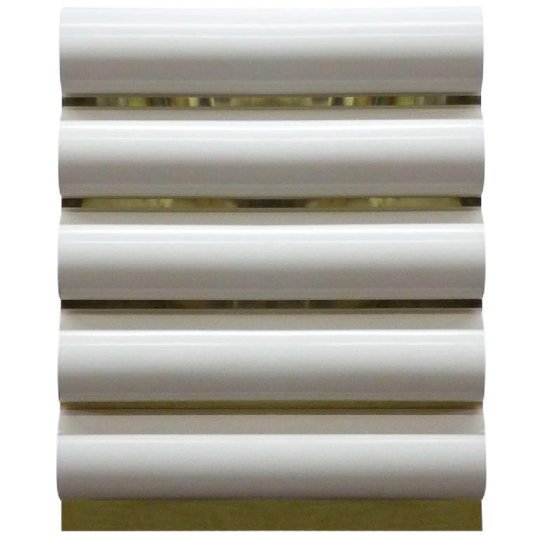 Curvaceous Lacquer and Brass Highboy (1 of 6)