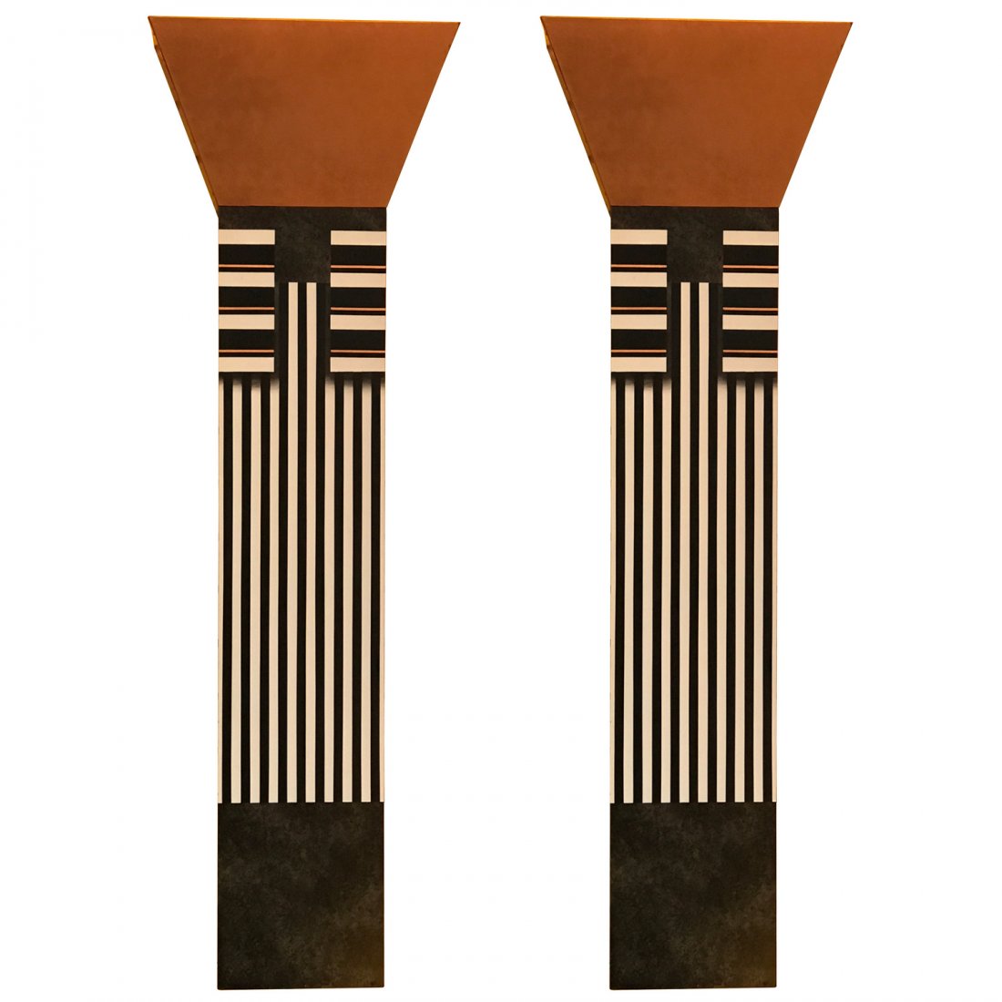 Rare Architectural Memphis Style Sconces (1 of 7)