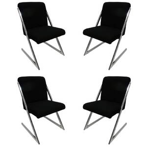 “Z” Chairs by Milo Baughman, Set of Four