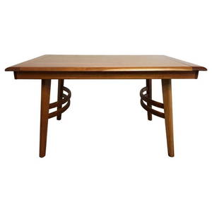 Cherrywood Dining Table in the Manner of Paul Laszlo