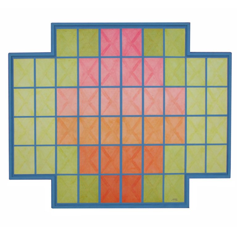 Geometrically Shaped Painting by Nelson Dudley (1 of 5)