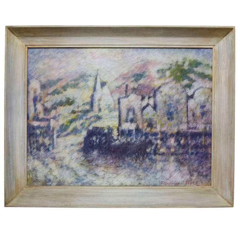 Atmospheric Mid-Century Painting by Raymond Teel (1 of 6)