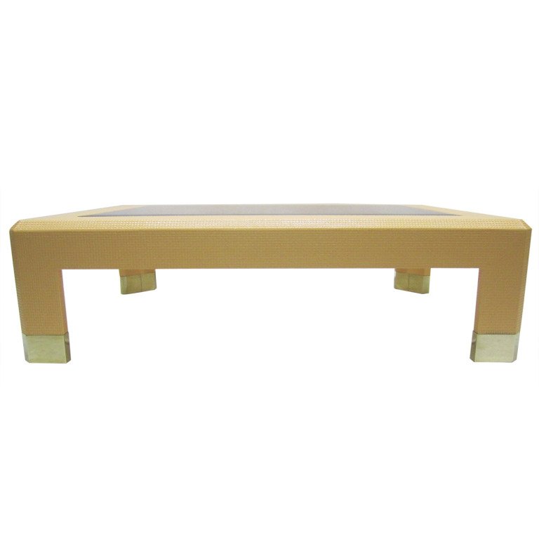 Coffee Table in the Manner of Karl Springer (1 of 7)