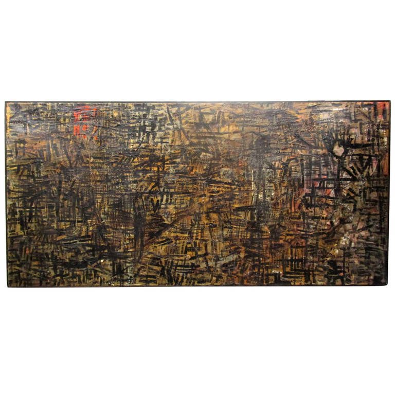 Abstract Expressionist Painting by Lila Katzen (1 of 8)