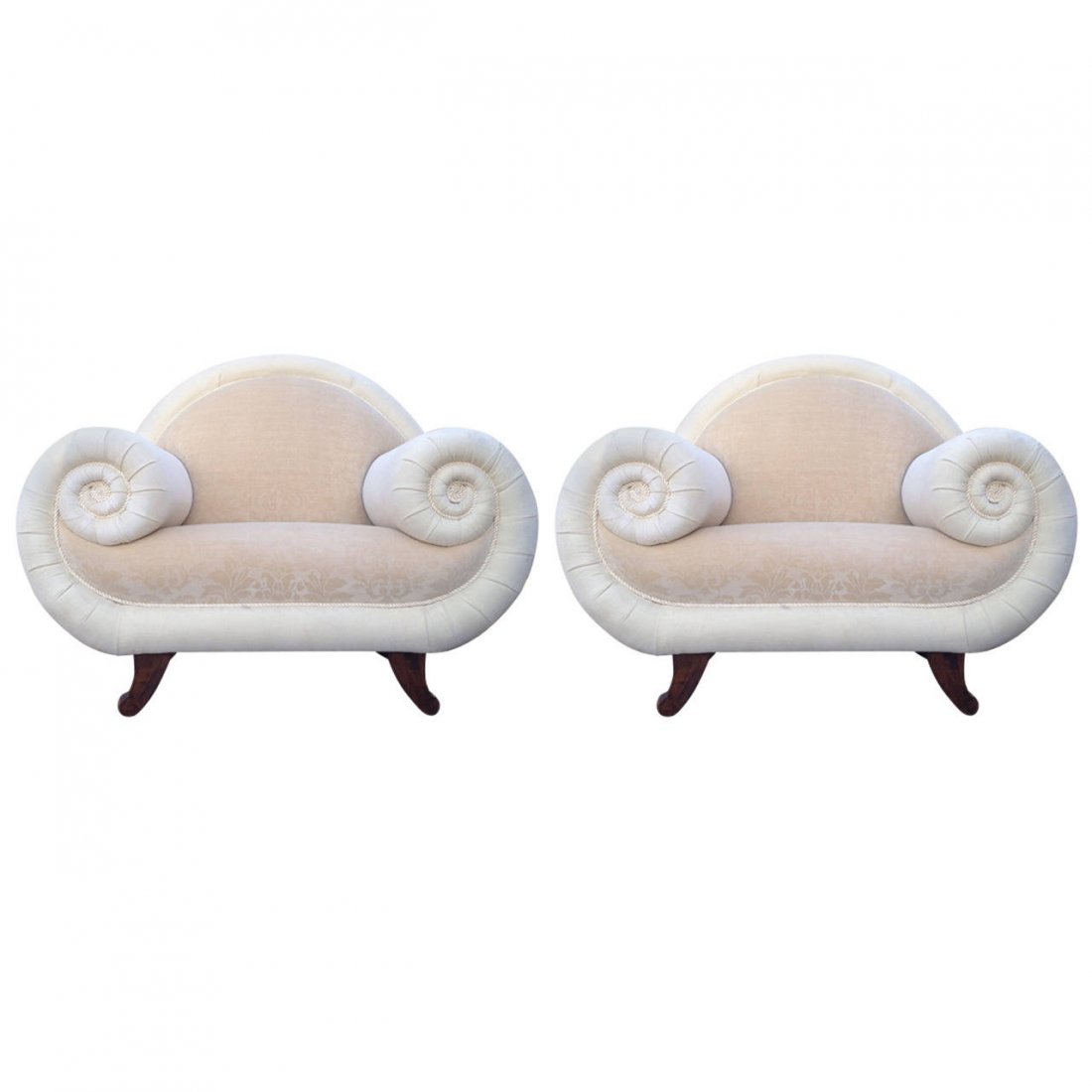 Hollywood Regency Extravagant Pair of Lounge Chairs (1 of 7)
