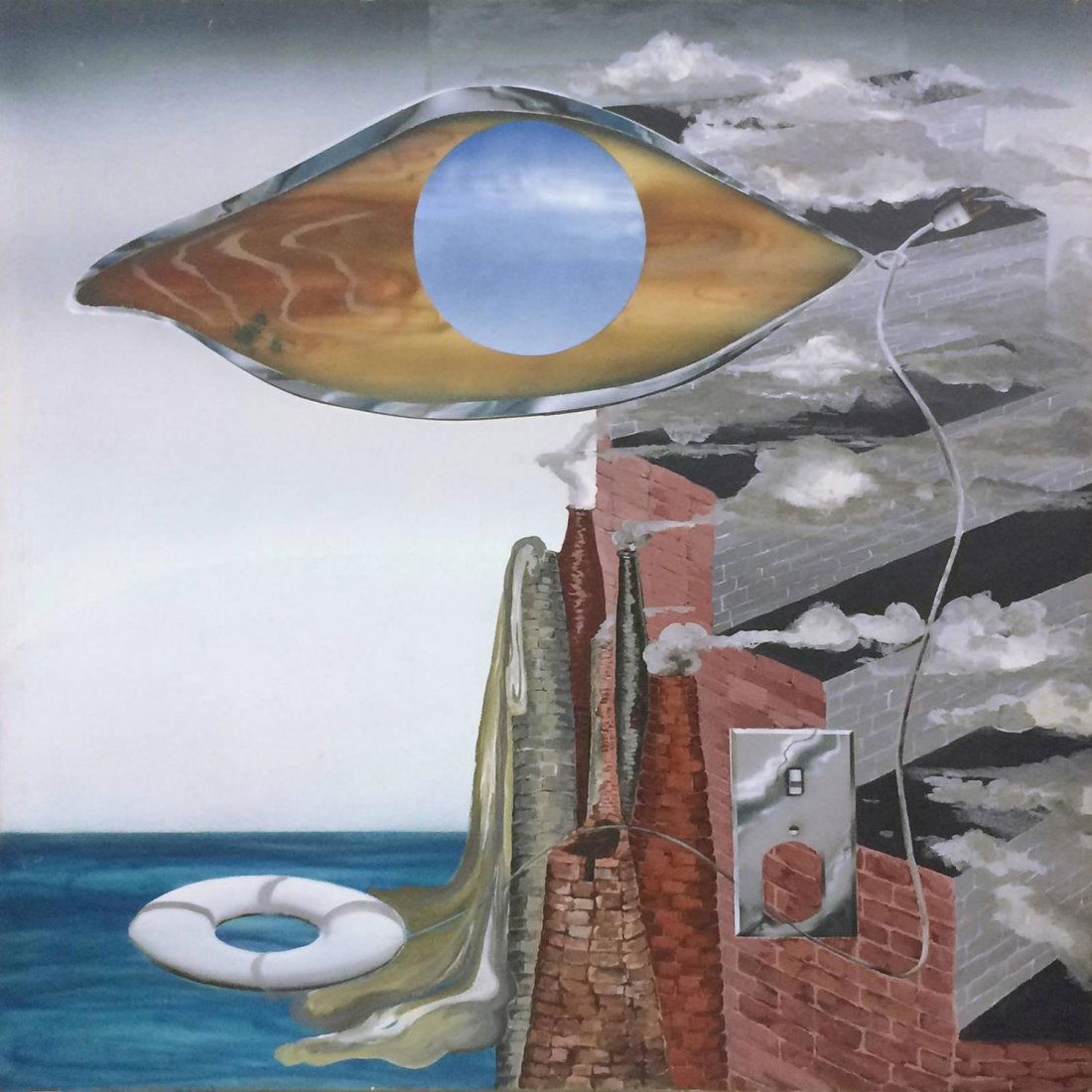 Surrealist Painting Signed William Douglas McGee (1 of 5)