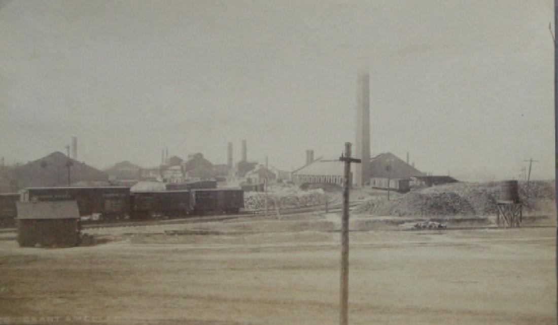 Grant Smelter - Leadville, CO. c1880: Grant Smelter - Leadville, CO. c1880. By William Henry Jackson. Fair - good contrast and tonality. 4.25 x 7.25 in.
