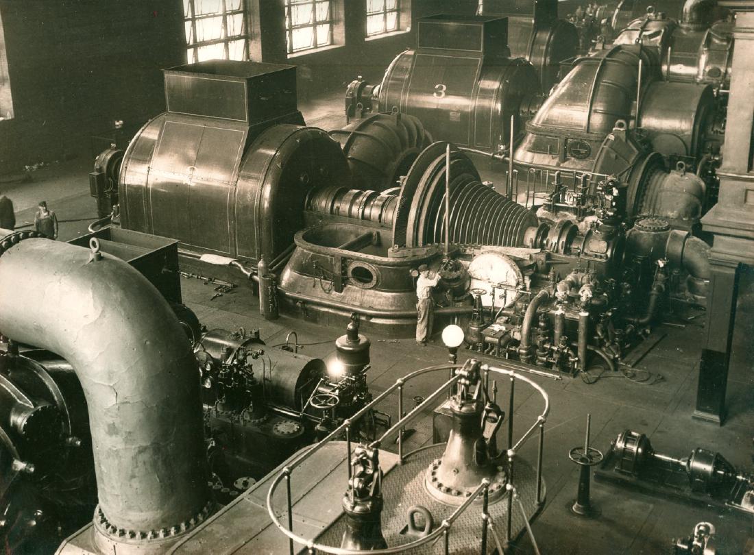 Overhauling turbine in the United Electric Light & (1 of 1)